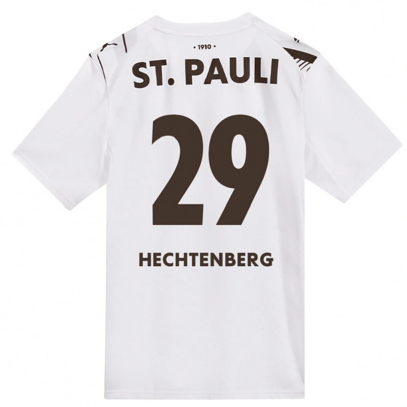 Danxen Herren Julia Hechtenberg #29 Kaffee Weiß Rot Auswärtstrikot Trikot 2026/27 T-Shirt Schweiz