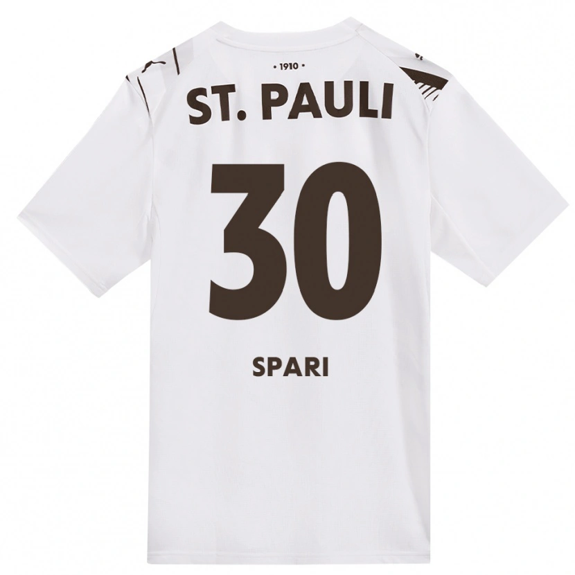 Danxen Herren Simon Spari #30 Kaffee Weiß Rot Auswärtstrikot Trikot 2026/27 T-Shirt Schweiz