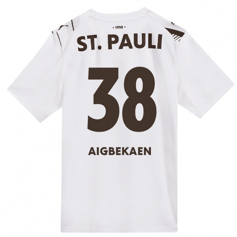 Danxen Herren Romeo Aigbekaen #38 Kaffee Weiß Rot Auswärtstrikot Trikot 2026/27 T-Shirt Schweiz