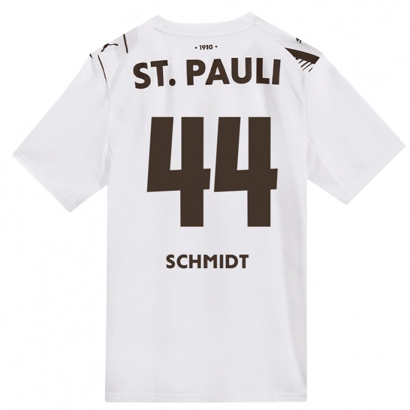 Danxen Herren Nick Schmidt #44 Kaffee Weiß Rot Auswärtstrikot Trikot 2026/27 T-Shirt Schweiz