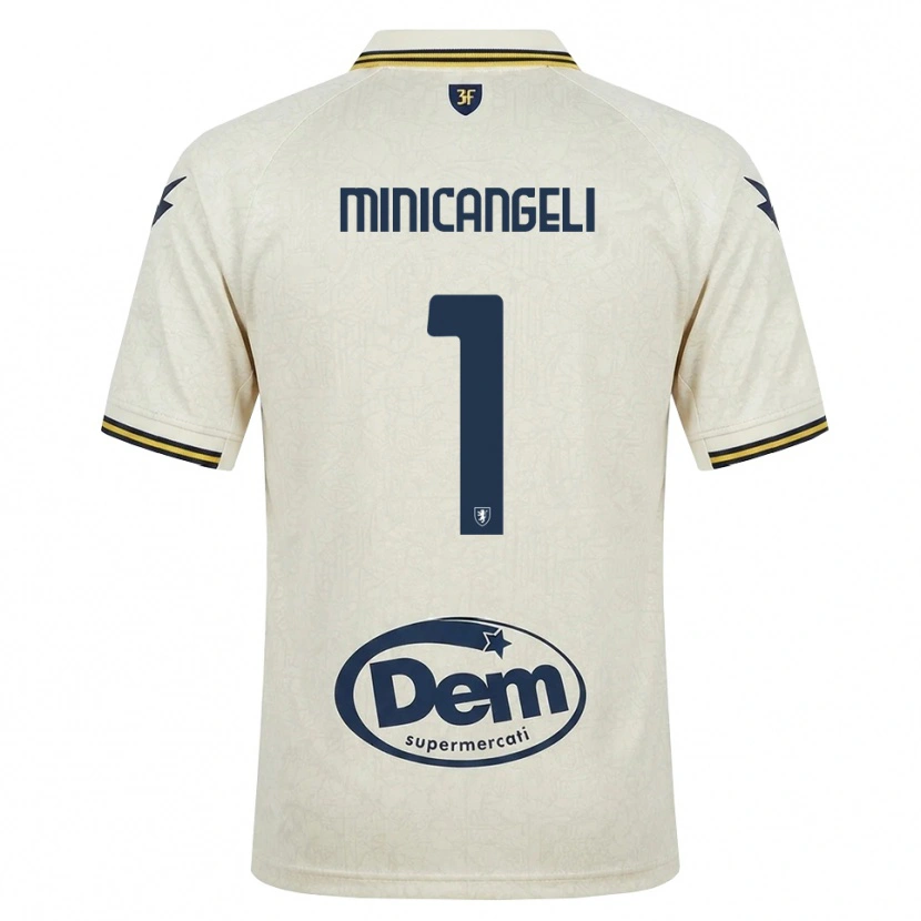 Danxen Herren Francesco Minicangeli #1 Oldlace Gelb Schwarz Auswärtstrikot Trikot 2026/27 T-Shirt Schweiz