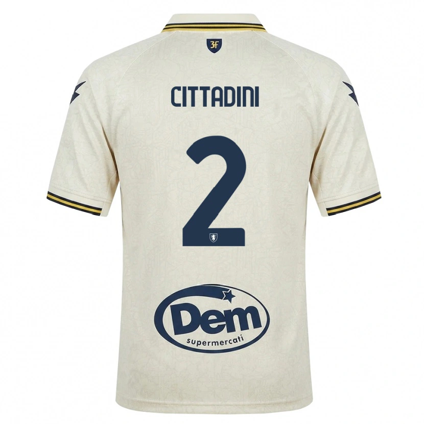Danxen Herren Giorgio Cittadini #2 Oldlace Gelb Schwarz Auswärtstrikot Trikot 2026/27 T-Shirt Schweiz
