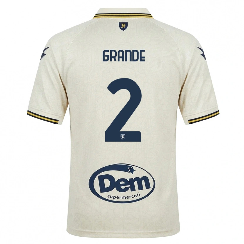 Danxen Herren Alessandro Grande #2 Oldlace Gelb Schwarz Auswärtstrikot Trikot 2026/27 T-Shirt Schweiz