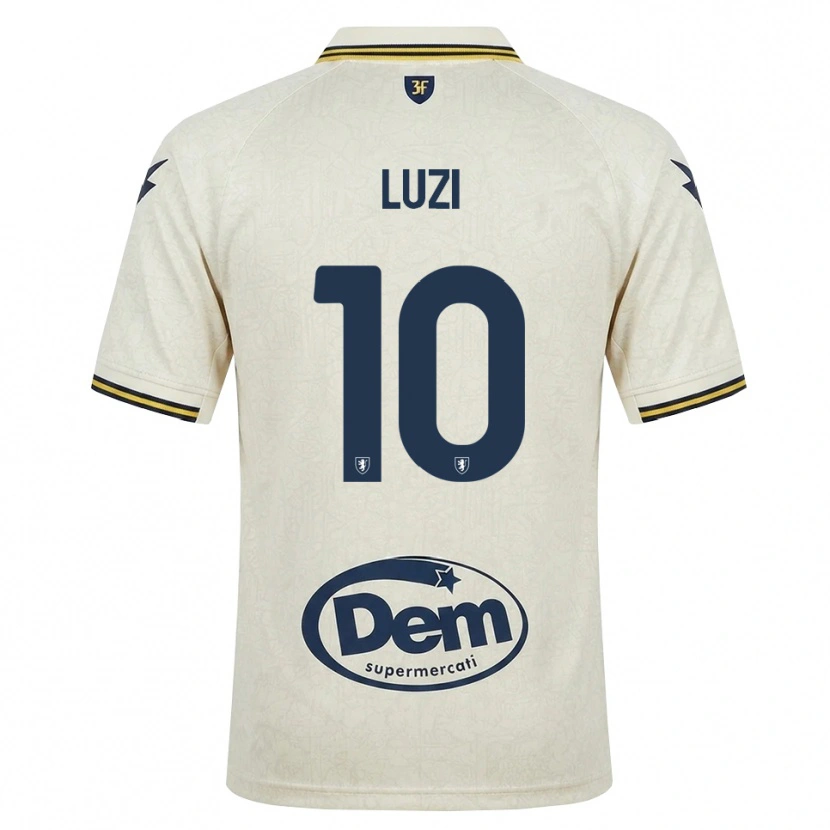 Danxen Herren Daniel Luzi #10 Oldlace Gelb Schwarz Auswärtstrikot Trikot 2026/27 T-Shirt Schweiz