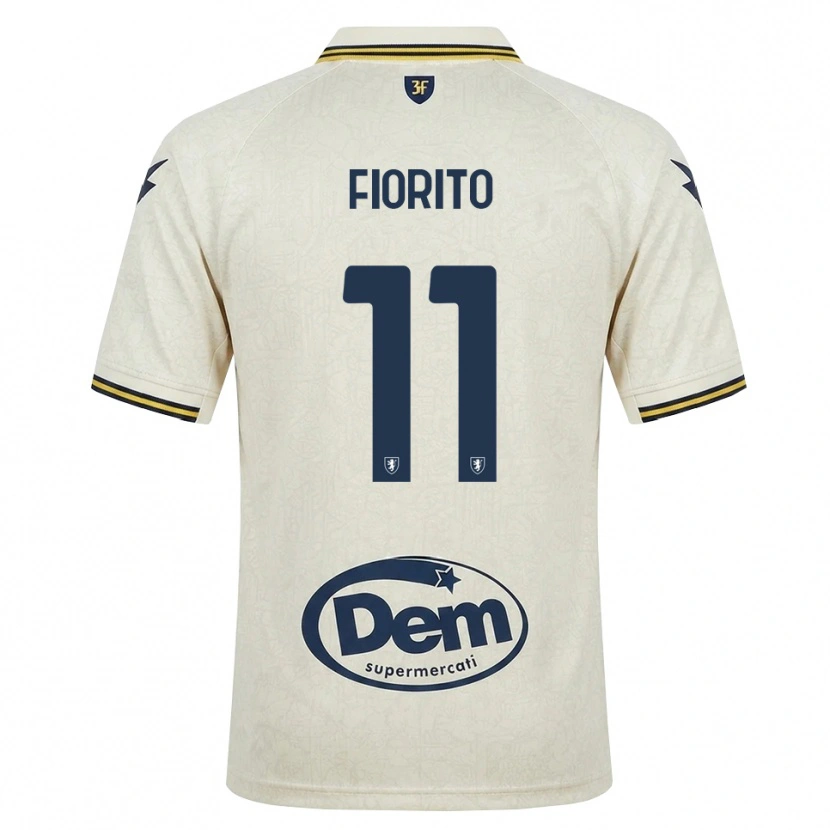 Danxen Herren Loris Fiorito #11 Oldlace Gelb Schwarz Auswärtstrikot Trikot 2026/27 T-Shirt Schweiz