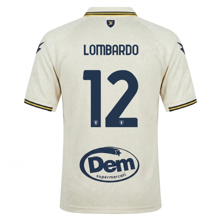 Danxen Herren Alessandro Lombardo #12 Oldlace Gelb Schwarz Auswärtstrikot Trikot 2026/27 T-Shirt Schweiz