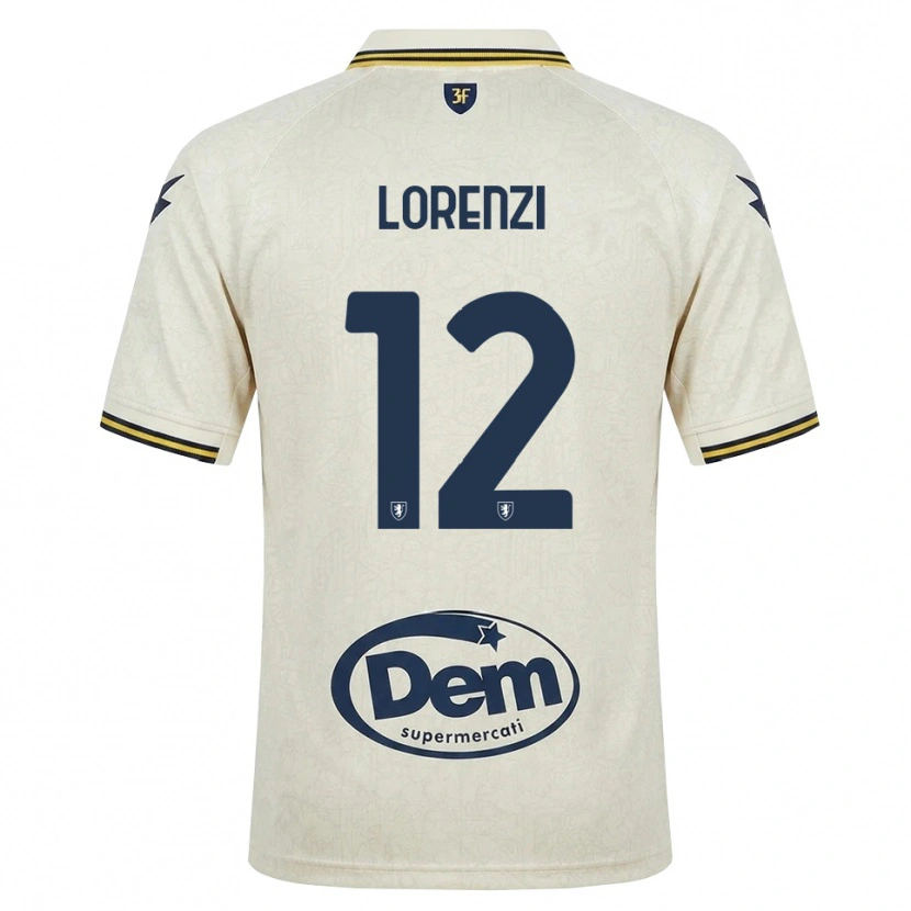 Danxen Herren Umberto Lorenzi #12 Oldlace Gelb Schwarz Auswärtstrikot Trikot 2026/27 T-Shirt Schweiz