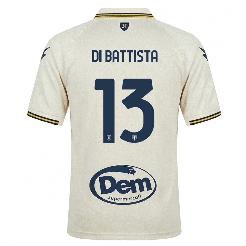 Danxen Herren Cristiano Di Battista #13 Oldlace Gelb Schwarz Auswärtstrikot Trikot 2026/27 T-Shirt Schweiz