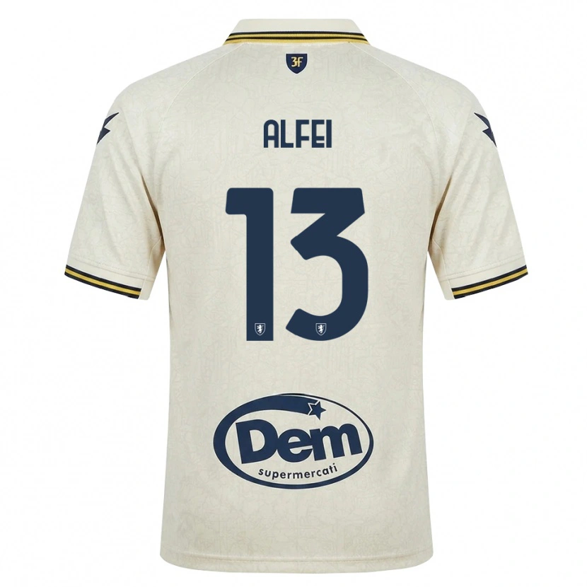 Danxen Herren Francesco Alfei #13 Oldlace Gelb Schwarz Auswärtstrikot Trikot 2026/27 T-Shirt Schweiz