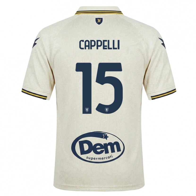 Danxen Herren Rocco Cappelli #15 Oldlace Gelb Schwarz Auswärtstrikot Trikot 2026/27 T-Shirt Schweiz