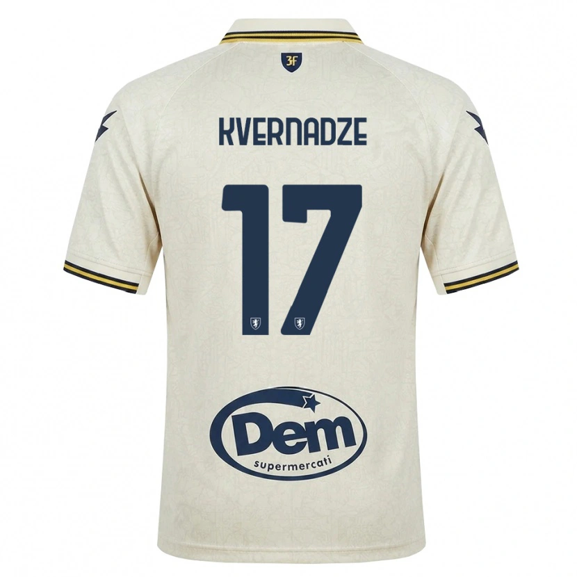 Danxen Herren Giorgi Kvernadze #17 Oldlace Gelb Schwarz Auswärtstrikot Trikot 2026/27 T-Shirt Schweiz