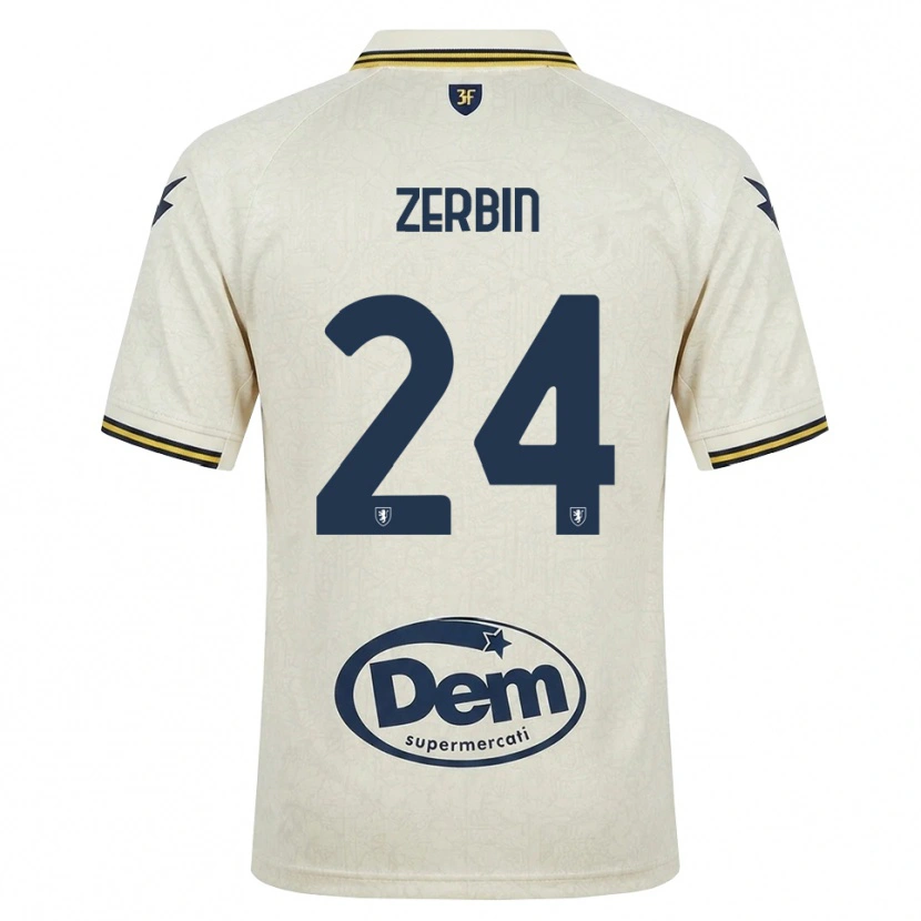 Danxen Herren Alessio Zerbin #24 Oldlace Gelb Schwarz Auswärtstrikot Trikot 2026/27 T-Shirt Schweiz
