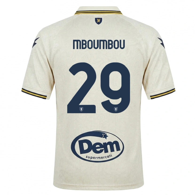 Danxen Herren Arnaud Mboumbou #29 Oldlace Gelb Schwarz Auswärtstrikot Trikot 2026/27 T-Shirt Schweiz