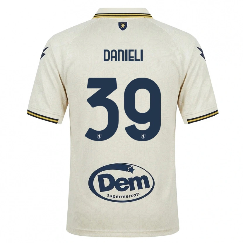 Danxen Herren Alessio Danieli #39 Oldlace Gelb Schwarz Auswärtstrikot Trikot 2026/27 T-Shirt Schweiz