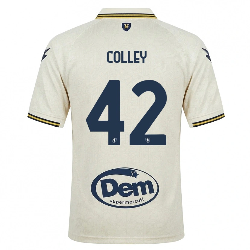 Danxen Herren Muhammed Colley #42 Oldlace Gelb Schwarz Auswärtstrikot Trikot 2026/27 T-Shirt Schweiz