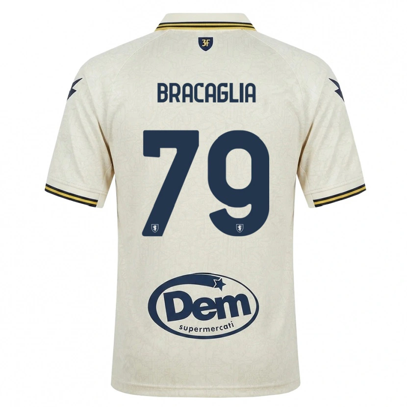 Danxen Herren Gabriele Bracaglia #79 Oldlace Gelb Schwarz Auswärtstrikot Trikot 2026/27 T-Shirt Schweiz