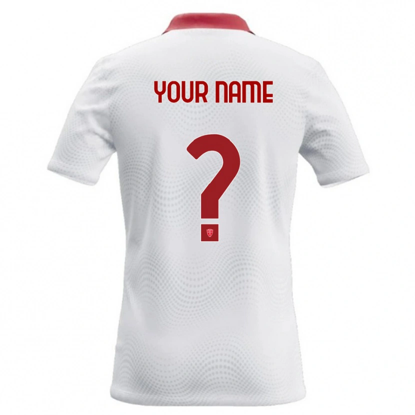 Danxen Herren Ihren Namen #0 Weiß Rot Auswärtstrikot Trikot 2026/27 T-Shirt Schweiz