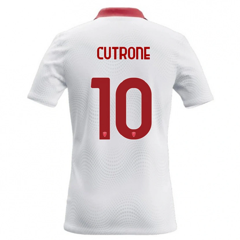 Danxen Herren Patrick Cutrone #10 Weiß Rot Auswärtstrikot Trikot 2026/27 T-Shirt Schweiz