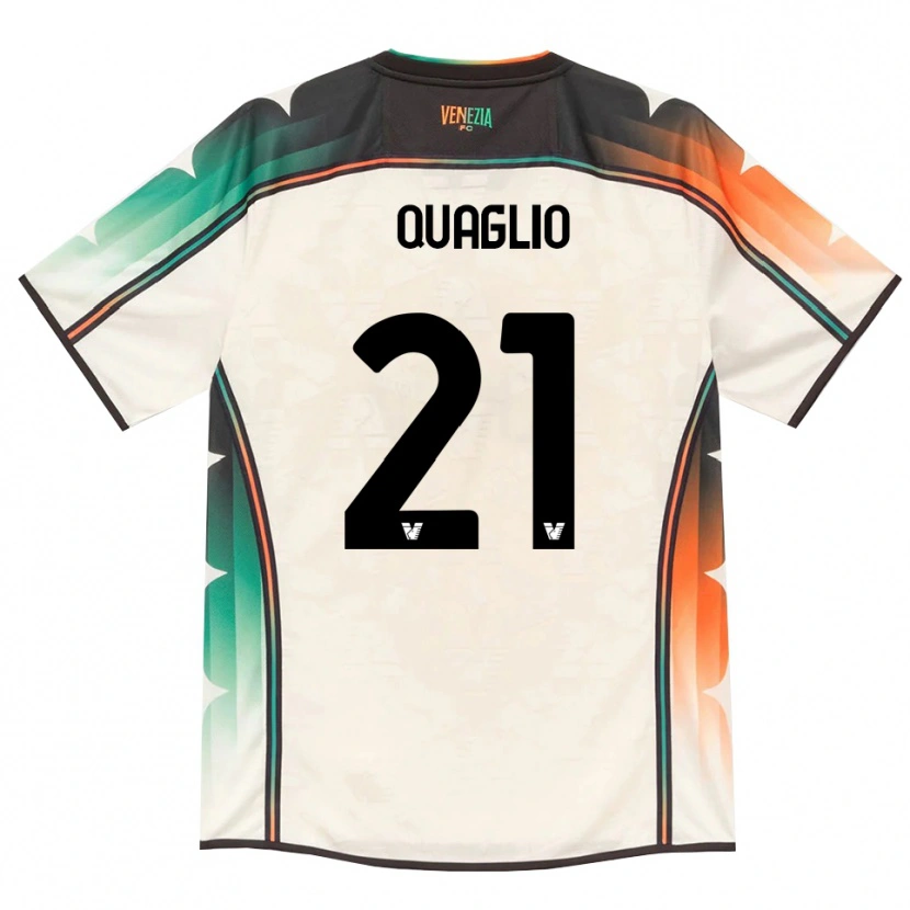 Danxen Herren Anna Quaglio #21 Oldlace Orange Grün Auswärtstrikot Trikot 2026/27 T-Shirt Schweiz