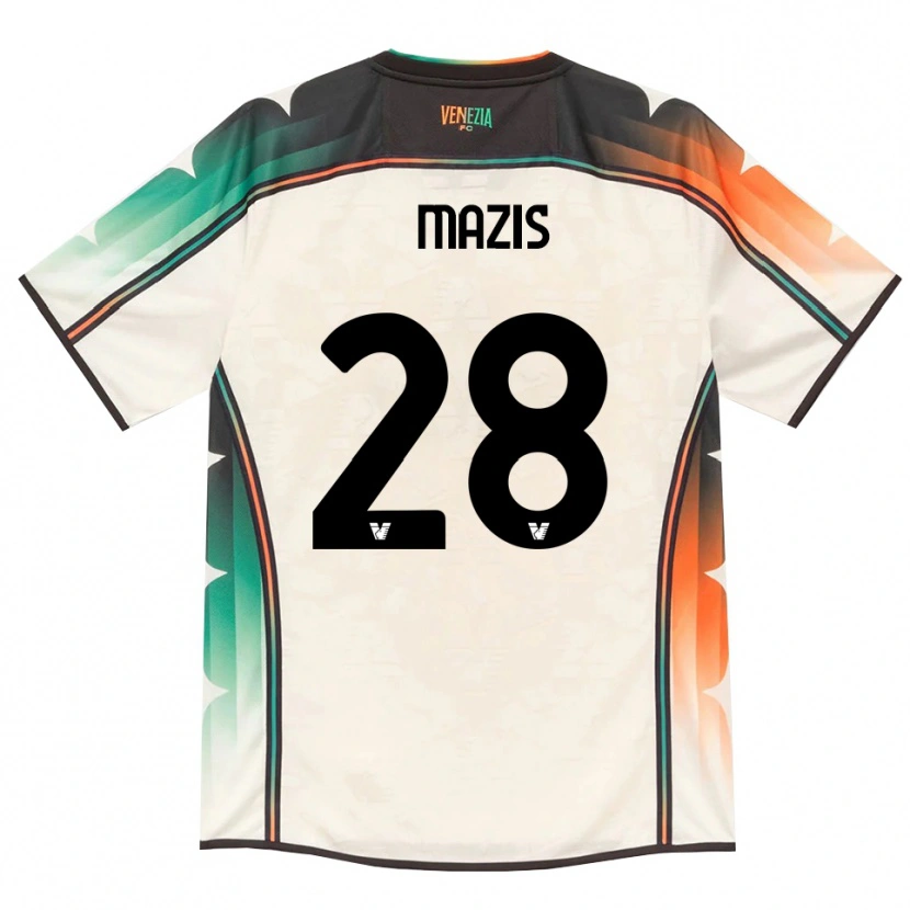 Danxen Herren Francesca Mazis #28 Oldlace Orange Grün Auswärtstrikot Trikot 2026/27 T-Shirt Schweiz