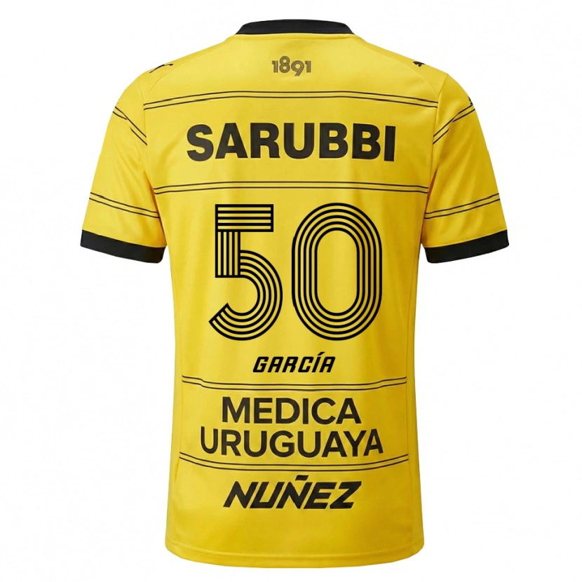 Danxen Herren Diego García #50 Gelb Schwarz Auswärtstrikot Trikot 2026/27 T-Shirt Schweiz