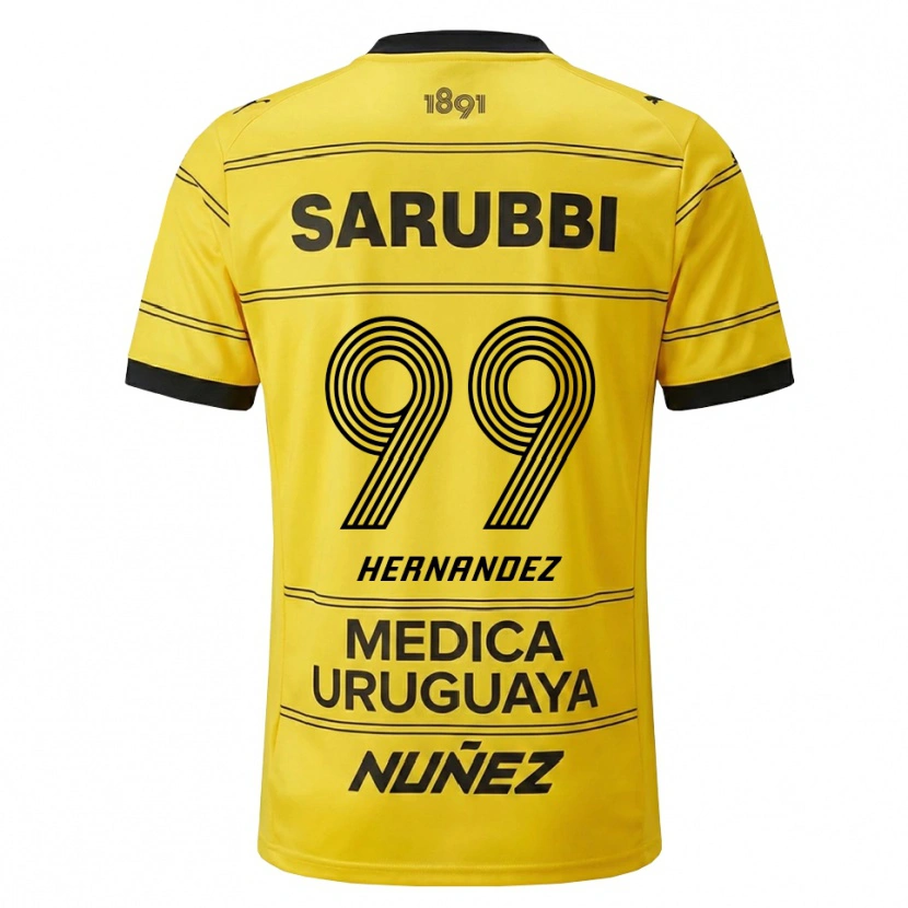 Danxen Herren Abel Hernández #99 Gelb Schwarz Auswärtstrikot Trikot 2026/27 T-Shirt Schweiz