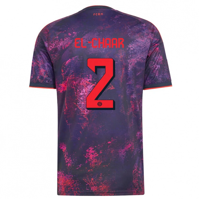 Danxen Herren Adam El-Chaar #2 Lila Rot Ausweichtrikot Trikot 2026/27 T-Shirt Schweiz