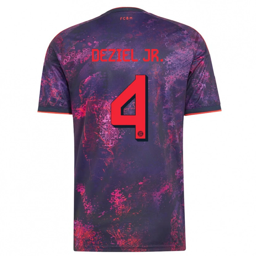 Danxen Herren Robert Deziel Jr. #4 Lila Rot Ausweichtrikot Trikot 2026/27 T-Shirt Schweiz