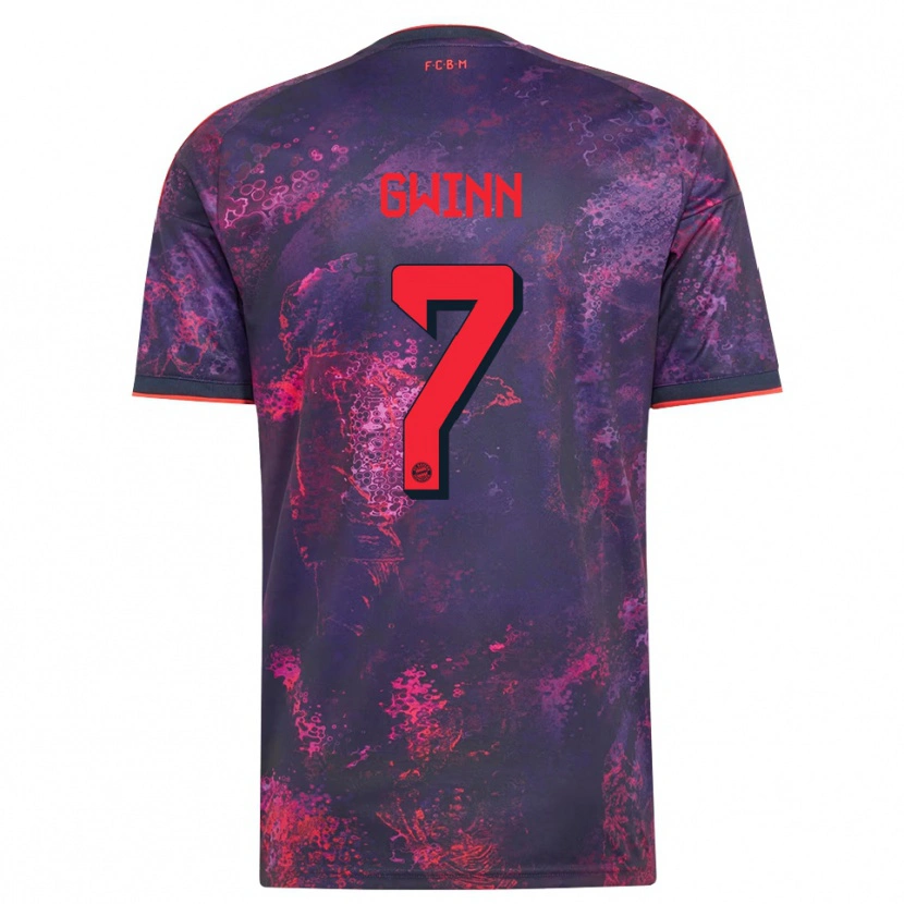 Danxen Herren Giulia Gwinn #7 Lila Rot Ausweichtrikot Trikot 2026/27 T-Shirt Schweiz