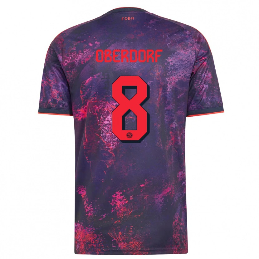 Danxen Herren Lena Oberdorf #8 Lila Rot Ausweichtrikot Trikot 2026/27 T-Shirt Schweiz