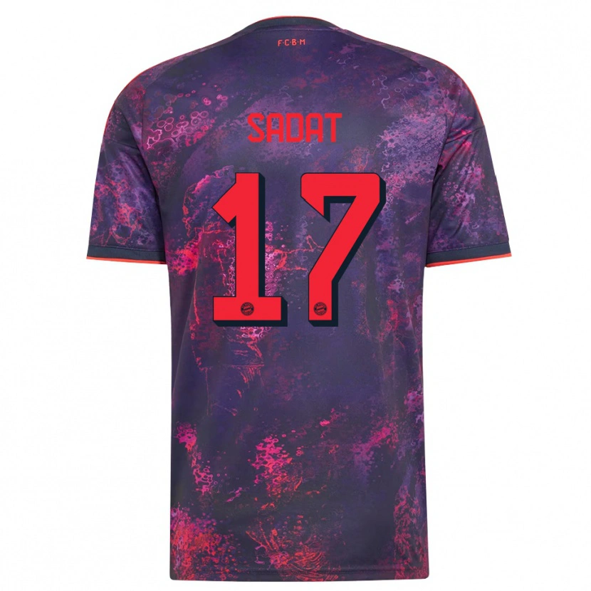 Danxen Herren Mudaser Sadat #17 Lila Rot Ausweichtrikot Trikot 2026/27 T-Shirt Schweiz