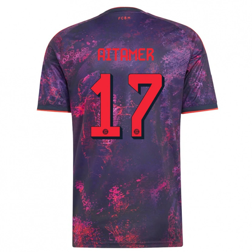 Danxen Herren Younes Aitamer #17 Lila Rot Ausweichtrikot Trikot 2026/27 T-Shirt Schweiz