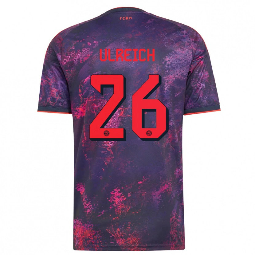 Danxen Herren Sven Ulreich #26 Lila Rot Ausweichtrikot Trikot 2026/27 T-Shirt Schweiz