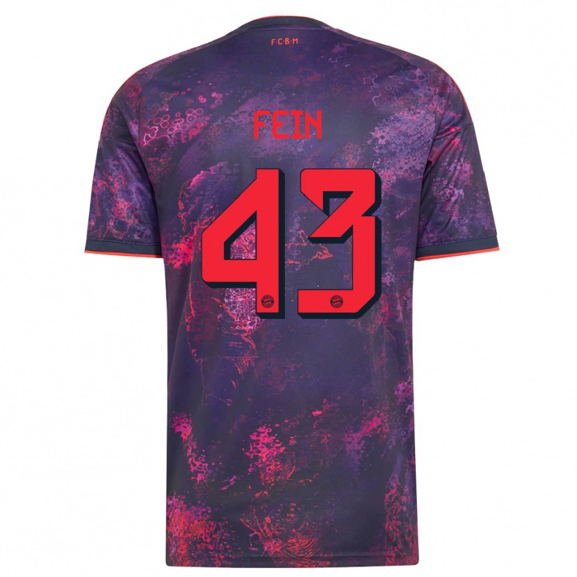 Danxen Herren Adrian Fein #43 Lila Rot Ausweichtrikot Trikot 2026/27 T-Shirt Schweiz