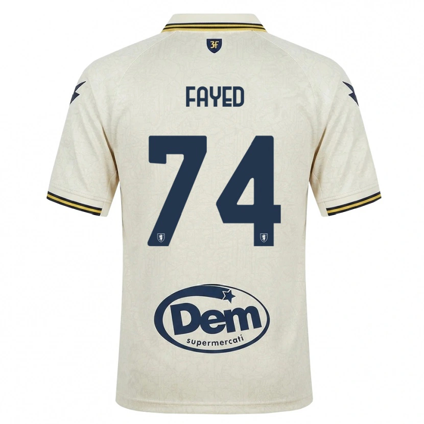 Danxen Herren Omar Fayed #74 Oldlace Gelb Schwarz Auswärtstrikot Trikot 2026/27 T-Shirt Schweiz