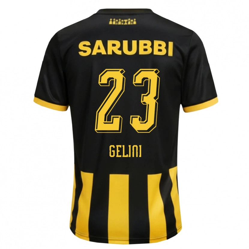 Danxen Damen Gonzalo Gelini #23 Schwarz Gelb Heimtrikot Trikot 2026/27 T-Shirt Schweiz