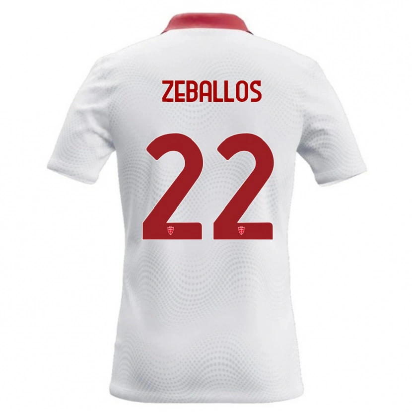 Danxen Damen Exequiel Zeballos #22 Weiß Rot Auswärtstrikot Trikot 2026/27 T-Shirt Schweiz