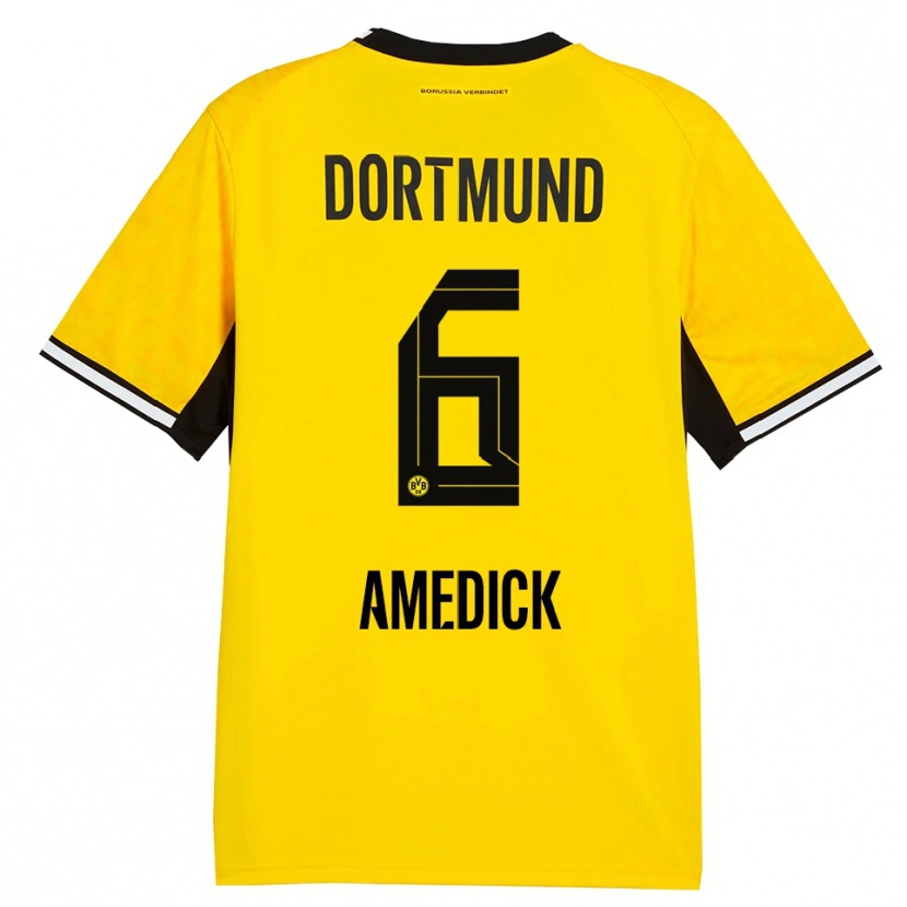 Danxen Damen Maik Amedick #6 Gelb Schwarz Weiß Heimtrikot Trikot 2026/27 T-Shirt Schweiz