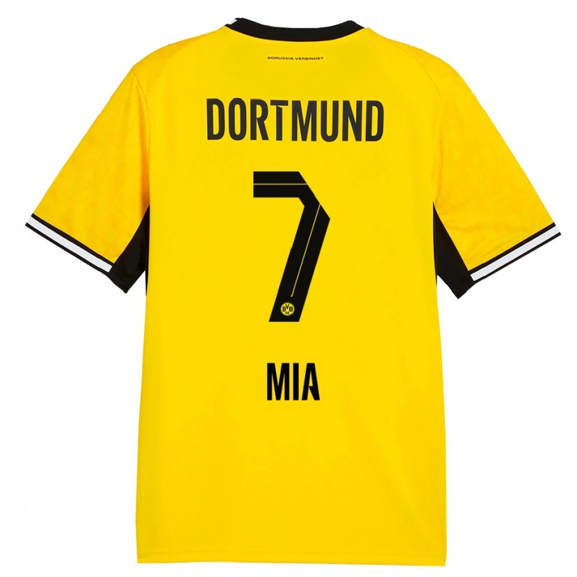 Danxen Damen Zschocke Mia #7 Gelb Schwarz Weiß Heimtrikot Trikot 2026/27 T-Shirt Schweiz
