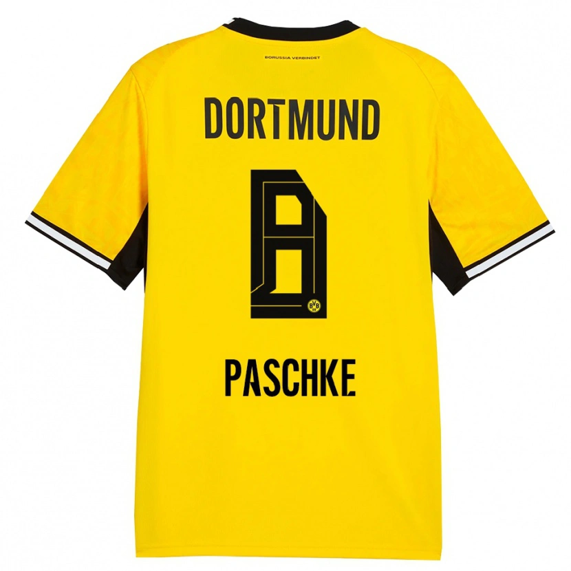 Danxen Damen Felix Paschke #8 Gelb Schwarz Weiß Heimtrikot Trikot 2026/27 T-Shirt Schweiz