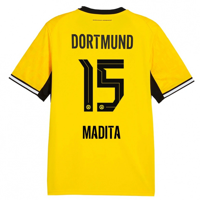 Danxen Damen Kohorst Madita #15 Gelb Schwarz Weiß Heimtrikot Trikot 2026/27 T-Shirt Schweiz