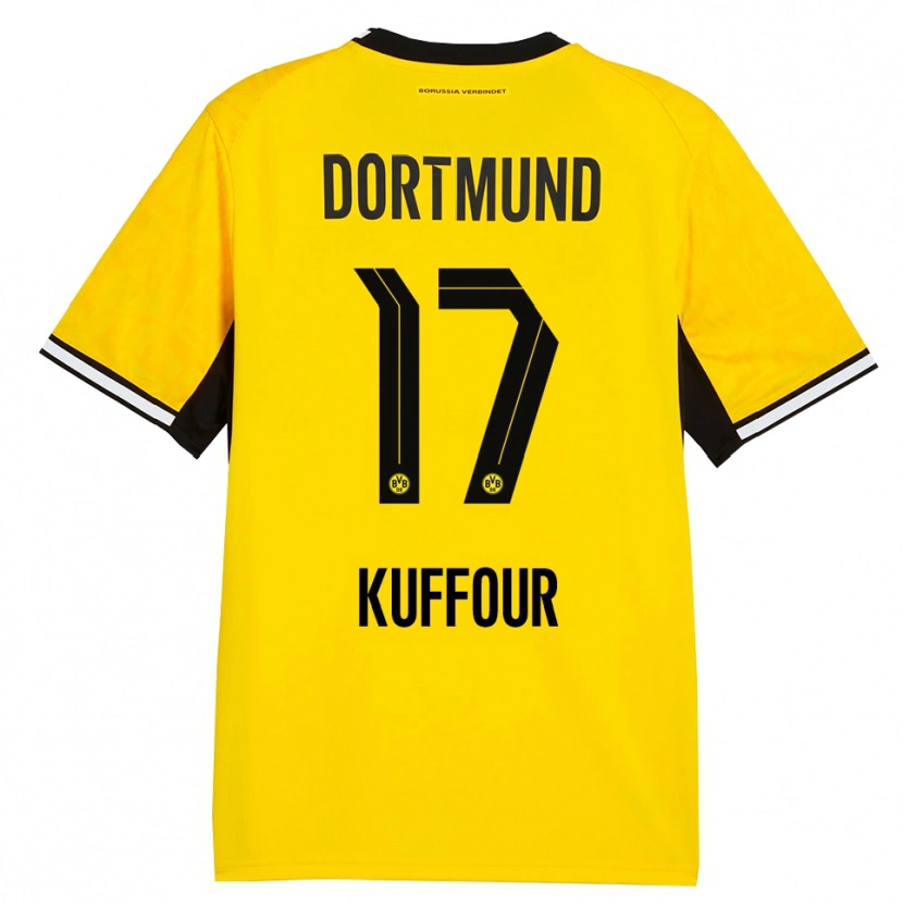 Danxen Damen Lloyd-Addo Kuffour #17 Gelb Schwarz Weiß Heimtrikot Trikot 2026/27 T-Shirt Schweiz