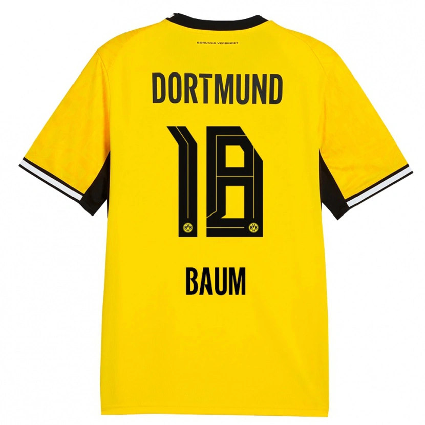 Danxen Damen Celina Baum #18 Gelb Schwarz Weiß Heimtrikot Trikot 2026/27 T-Shirt Schweiz
