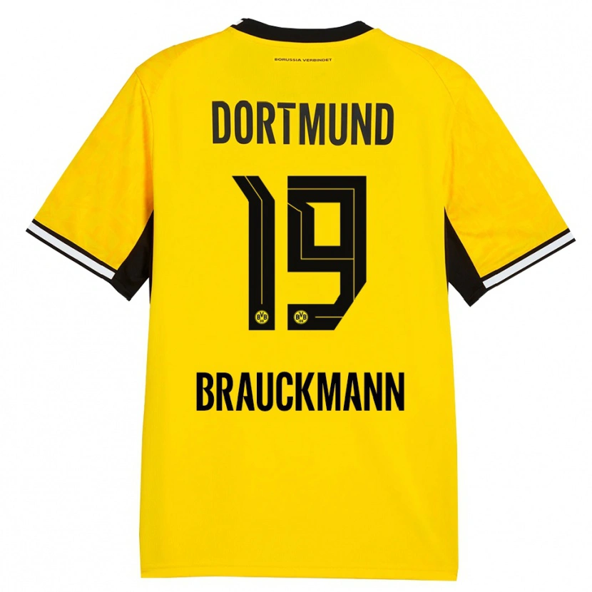 Danxen Damen Mats Brauckmann #19 Gelb Schwarz Weiß Heimtrikot Trikot 2026/27 T-Shirt Schweiz