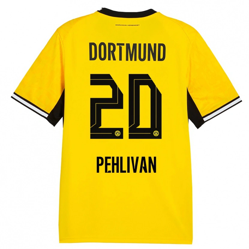 Danxen Damen Miran Pehlivan #20 Gelb Schwarz Weiß Heimtrikot Trikot 2026/27 T-Shirt Schweiz