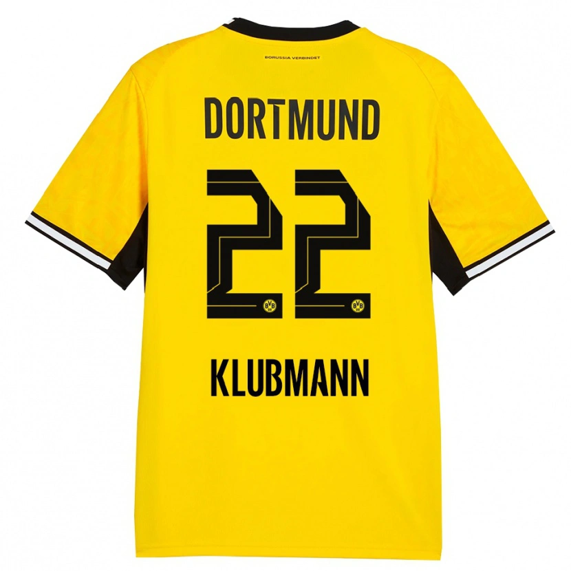 Danxen Damen Leon Klubmann #22 Gelb Schwarz Weiß Heimtrikot Trikot 2026/27 T-Shirt Schweiz
