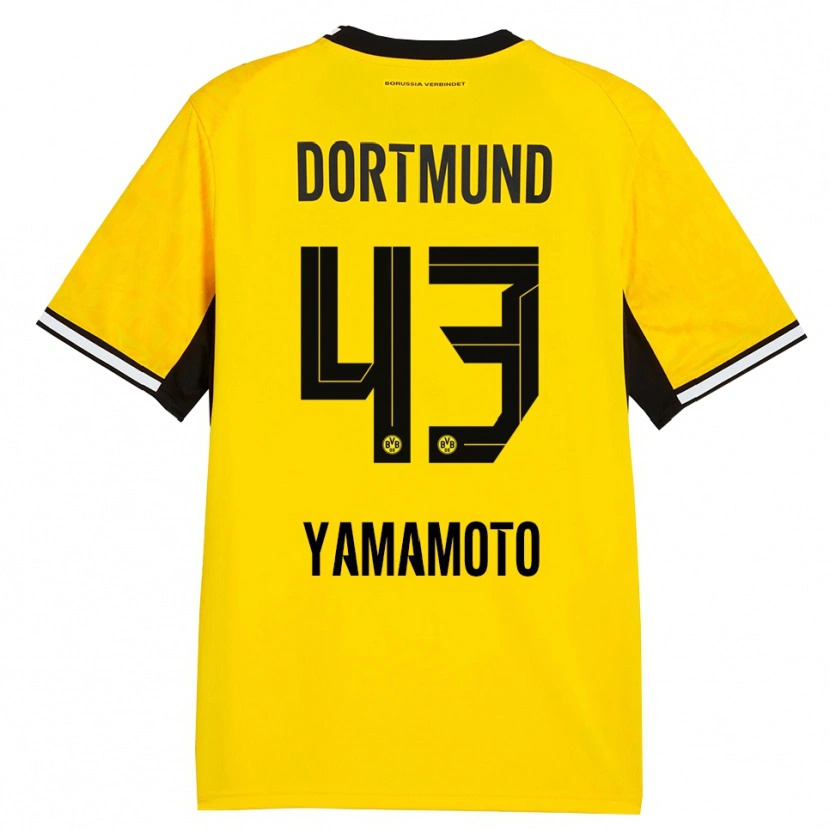 Danxen Damen Takato Yamamoto #43 Gelb Schwarz Weiß Heimtrikot Trikot 2026/27 T-Shirt Schweiz