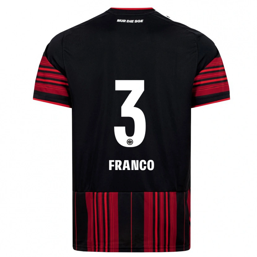 Danxen Damen Giuseppe Franco #3 Schwarz Rot Weiß Heimtrikot Trikot 2026/27 T-Shirt Schweiz