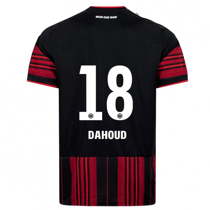 Danxen Damen Mahmoud Dahoud #18 Schwarz Rot Weiß Heimtrikot Trikot 2026/27 T-Shirt Schweiz