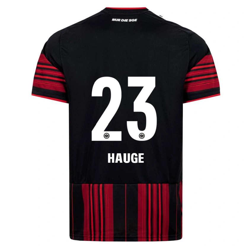 Danxen Damen Jens Petter Hauge #23 Schwarz Rot Weiß Heimtrikot Trikot 2026/27 T-Shirt Schweiz